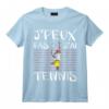 Je Peux Pas J'ai Tennis - Joueur De Tennis Cadeau T-Shirt Drôle et Personnalisé pour Passionné de Sport