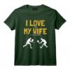 I Love My Wife Paddle Tennis Paddleball Paddleball Padel T-Shirt - Cadeau Original pour Joueurs de Padel et Amateurs de Sports