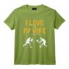 I Love My Wife Paddle Tennis Paddleball Paddleball Padel T-Shirt - Cadeau Original pour Joueurs de Padel et Amateurs de Sports