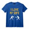 I Love My Wife Paddle Tennis Paddleball Paddleball Padel T-Shirt - Cadeau Original pour Joueurs de Padel et Amateurs de Sports
