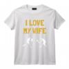 I Love My Wife Paddle Tennis Paddleball Paddleball Padel T-Shirt - Cadeau Original pour Joueurs de Padel et Amateurs de Sports