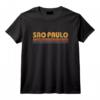 Retro Sao Paulo Brazil T-Shirt - Vintage Design Style, Cool Gift for Men Women Kids