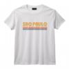 Retro Sao Paulo Brazil T-Shirt - Vintage Design Style, Cool Gift for Men Women Kids