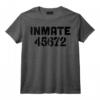 Jail Inmate 45672 Drôle Prisonnier Halloween Homme Femme T-Shirt - Costume Effrayant Dernière Minute pour Adolescents et Adultes