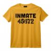 Jail Inmate 45672 Drôle Prisonnier Halloween Homme Femme T-Shirt - Costume Effrayant Dernière Minute pour Adolescents et Adultes