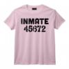 Jail Inmate 45672 Drôle Prisonnier Halloween Homme Femme T-Shirt - Costume Effrayant Dernière Minute pour Adolescents et Adultes