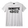 Jail Inmate 45672 Drôle Prisonnier Halloween Homme Femme T-Shirt - Costume Effrayant Dernière Minute pour Adolescents et Adultes