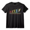Cadeau Sport De Handball L'Evolution Du Handball T-Shirt - Idée Originale pour Joueurs Hommes et Garçons - Cadeau Anniversaire ou Noël
