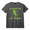 Je Peux Pas J'Ai Tennis Humour Sport Raquette Balle Cadeau T-Shirt - Idée Drôle pour Joueurs et Amateurs de Tennis