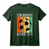 9 eme anniversaire foot 9 ans football garcon naissance 2014 T-Shirt - Cadeau Original pour Fan de Football et Joueur Né en 2014