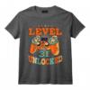 31 Ans Anniversaire Cadeau Level 31 Unlocked Vintage 1991 T-Shirt - Idée Drôle pour Hommes et Femmes Nés en 1991