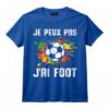 Je Peux Pas J'ai Foot Football Enfant Homme Garçon Cadeau T-Shirt - Idée Drôle pour Amateurs de Football