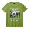 Ne Pour Jouer Au Foot Force D'aller A L'ecole T-Shirt - Drôle et Léger pour les Petits Passionnés de Football