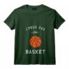 Idée Cadeau Drôle Joueur Basket Ball J'Peux Pas J'ai Basket T-Shirt avec Col en V - Cadeau Original pour Sportif Passionné de Basket pour Noël ou Anniversaire
