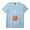 Idée Cadeau Drôle Joueur Basket Ball J'Peux Pas J'ai Basket T-Shirt avec Col en V - Cadeau Original pour Sportif Passionné de Basket pour Noël ou Anniversaire