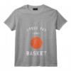 Idée Cadeau Drôle Joueur Basket Ball J'Peux Pas J'ai Basket T-Shirt avec Col en V - Cadeau Original pour Sportif Passionné de Basket pour Noël ou Anniversaire