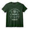 Thérapie Foot Humour Footballeur Football Homme Femme T-Shirt - Cadeau Original pour Fête des Pères ou Noël