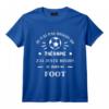 Thérapie Foot Humour Footballeur Football Homme Femme T-Shirt - Cadeau Original pour Fête des Pères ou Noël