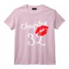 Chapitre 32 ans Joyeux Anniversaire Nées en 1990 Lèvres Rouges T-Shirt - Idée Cadeau Humoristique pour Femme ou Homme