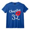 Chapitre 32 ans Joyeux Anniversaire Nées en 1990 Lèvres Rouges T-Shirt - Idée Cadeau Humoristique pour Femme ou Homme