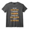 Homme Super Coach Équipe On Sait qu'on est le Meilleur Coach T-Shirt - Citation Drôle pour Coachs Fiers