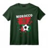 Supporter Foot Maroc Fan Marocain Maillot Drapeau Du Maroc T-Shirt - Cadeau Original pour les Supporters des Lions de l'Atlas 2022