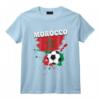 Supporter Foot Maroc Fan Marocain Maillot Drapeau Du Maroc T-Shirt - Cadeau Original pour les Supporters des Lions de l'Atlas 2022