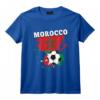 Supporter Foot Maroc Fan Marocain Maillot Drapeau Du Maroc T-Shirt - Cadeau Original pour les Supporters des Lions de l'Atlas 2022