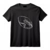 Football Américain Balle Croquis Joueur T-Shirt - Idée Cadeau Sportive pour Fans et Joueurs de Football