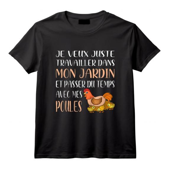 Poules Jardin Citation Humoristique Cadeau Sweat À Capuche vendu par