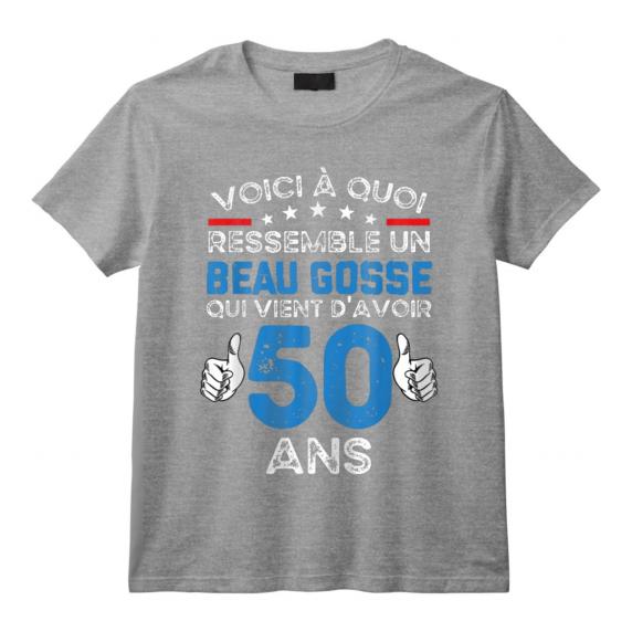 T-shirt Humour 'beau Gosse' - Cadeau Drôle Pour Anniversaire 20 Ans